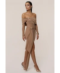 Jluxlabel Women's Glow State Drape Dress