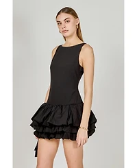 endless rose Women's Mini Bubble Dress