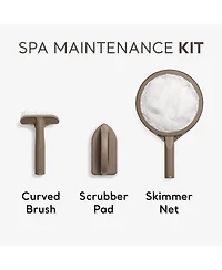 Intex PureSpa Hot Tub Maintenance Accessory Kit with Brush, Skimmer and Scrubber