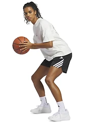 adidas Women's 3-Stripe Basketball Shorts