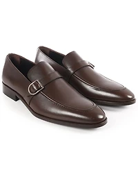 Vellapais Men's Classic Monk Strap Loafers