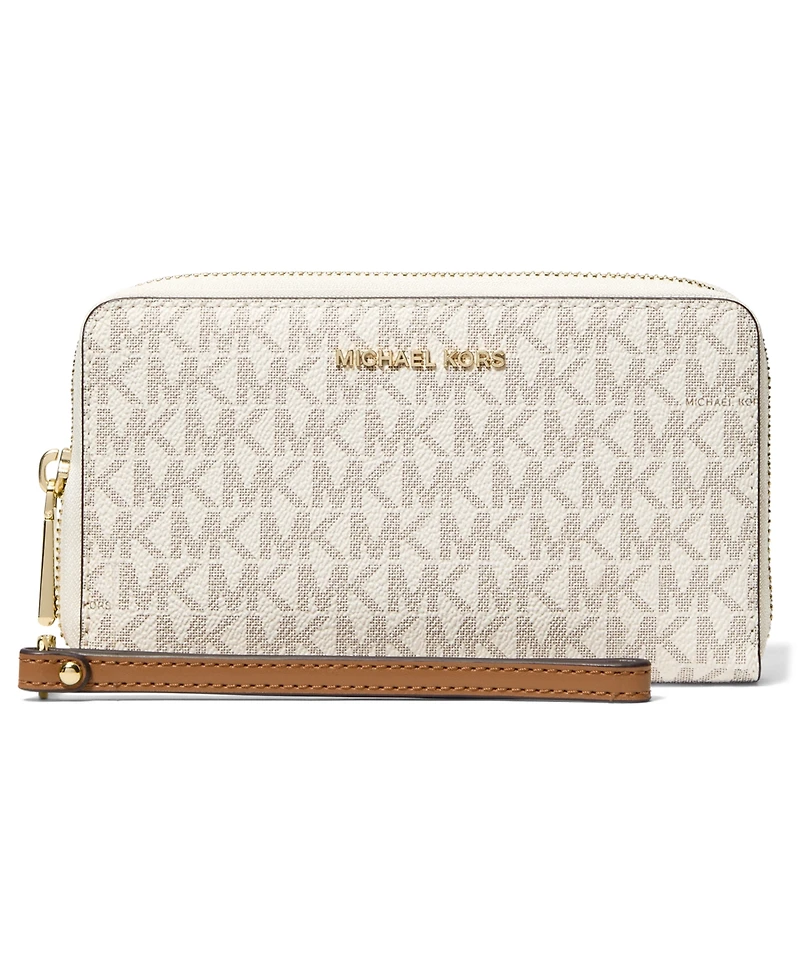 Michael Michael Kors Jet Set Large Flat Multi-Function Wristlet