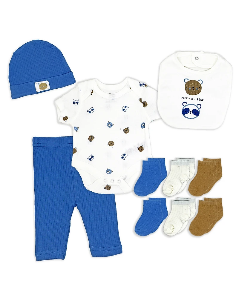 3 Stories Trading Baby Boys' First Years Baby Shower Gift Crate, 38-Piece Set