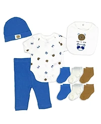 3 Stories Trading Baby Boys' First Years Baby Shower Gift Crate, 38-Piece Set