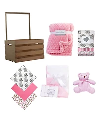 3 Stories Trading Baby Boys' & Baby Girls' Necessities Baby Shower Wardrobe Gift Crate, 16-Piece Set