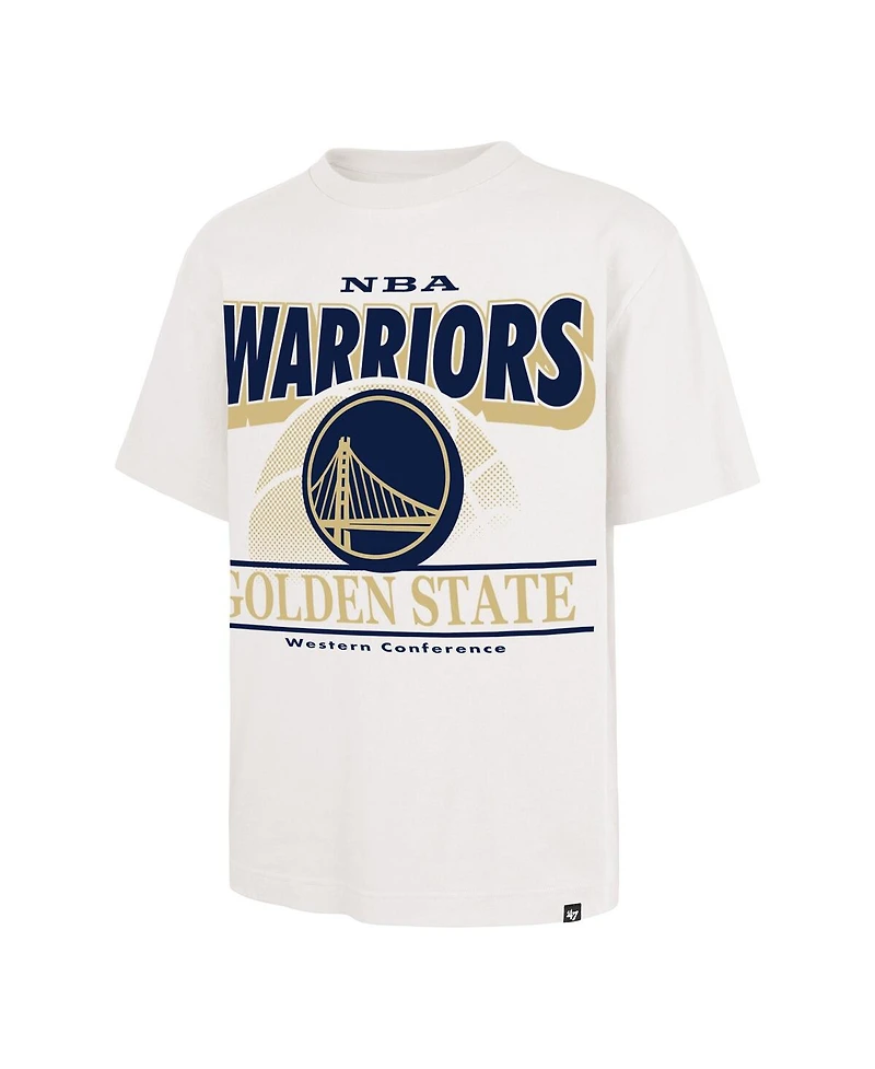 '47 Brand Men's White Golden State Warriors City Edition Shifty Foundation T-Shirt
