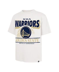 '47 Brand Men's White Golden State Warriors City Edition Shifty Foundation T-Shirt