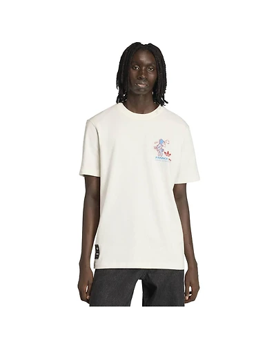 Adidas Men's White 1998 Fifa World Cup Footix Mascot T-Shirt