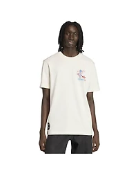 Adidas Men's White 1998 Fifa World Cup Footix Mascot T-Shirt