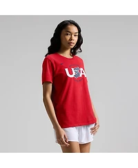 Nike Women's Red Usa Baseball 2026 World Classic Script T-Shirt