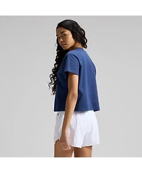 Nike Women's Navy Usa Baseball 2026 World Classic Mod Cropped T-Shirt