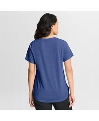 Nike Women's Heather Blue Cuba Baseball 2026 World Classic Arched Tri-Blend T-Shirt