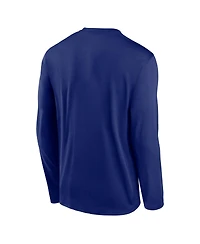 Nike Men's Royal Los Angeles Dodgers Authentic Collection Legend Dri-fit Long Sleeve T-Shirt