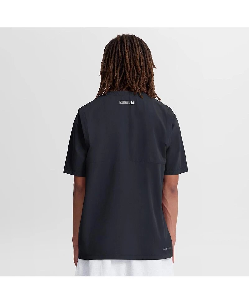 Nike Men's Navy New York Yankees Authentic Collection Dri-fit Quarter-Zip Windshirt