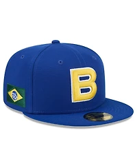 New Era Men's Blue Brazil Baseball 2026 World Classic 59FIFTY Fitted Hat