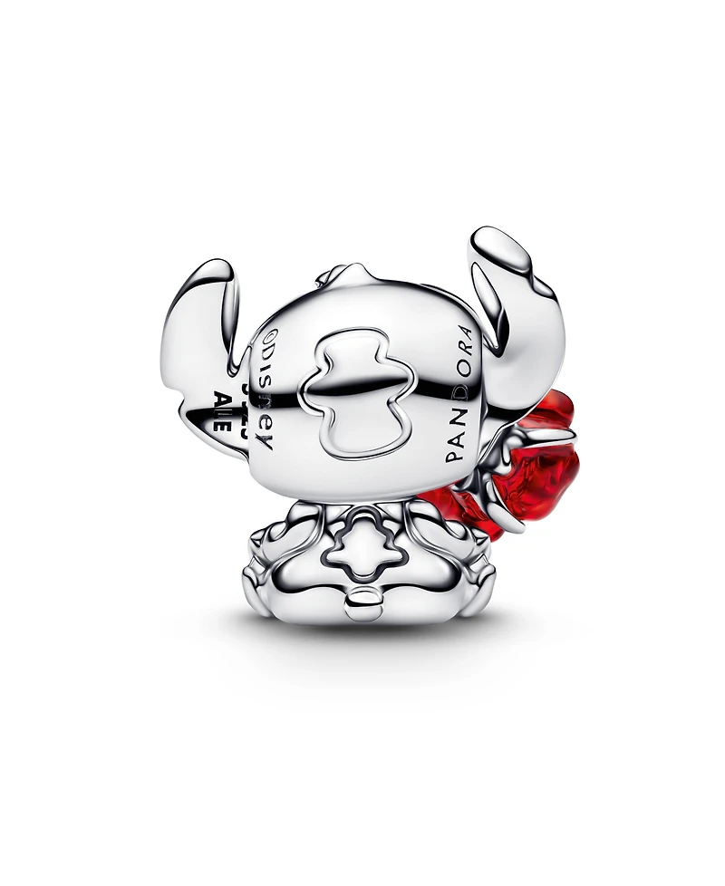 Pandora Disney Stitch Rose Murano Glass Charm