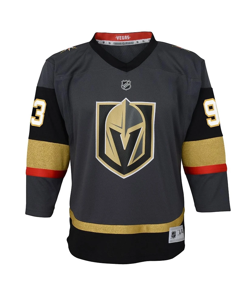 Outerstuff Big Boys and Girls Mitch Marner Gray Vegas Golden Knights Home Replica Jersey
