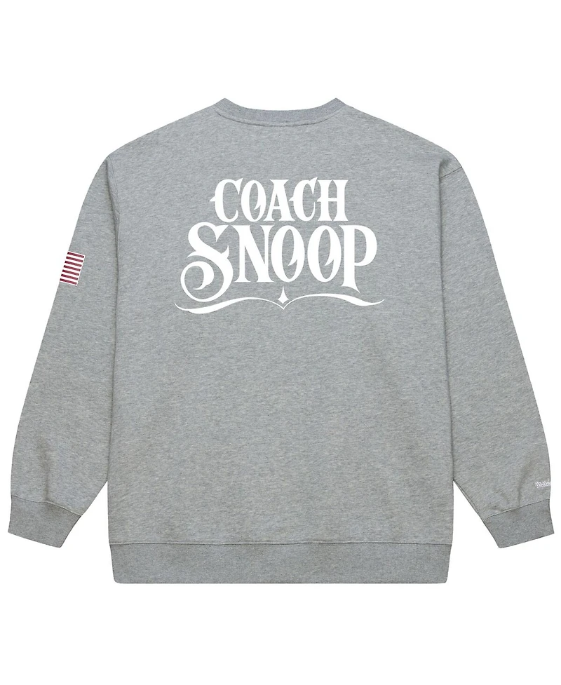 Mitchell & Ness Men's Gray Coach Snoop Sweatshirt