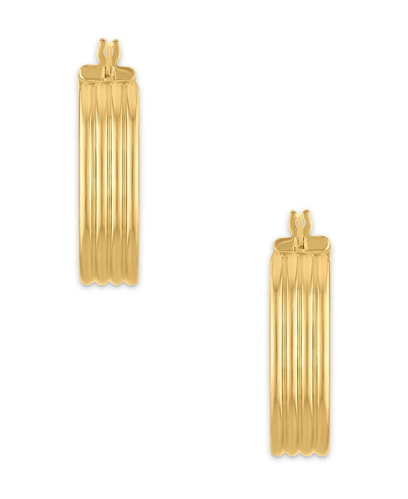 Macy's Oval Hoop Earrings in 10k Gold