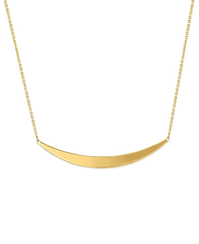 Macy's Polished Smile Necklace in 10k Gold