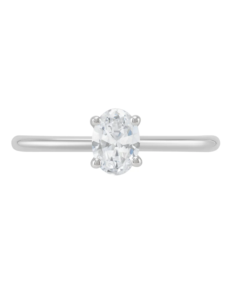 Grown With Love Igi Certified Lab Diamond Solitaire Engagement Ring (1/2 ct. t.w.) 14k White Gold (Also 14 Yellow Gold)