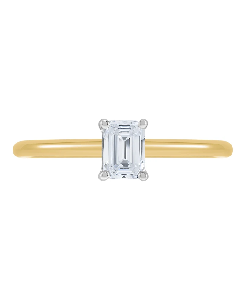 Grown With Love Igi Certified Lab Diamond Solitaire Engagement Ring (1/2 ct. t.w.) 14k Yellow Gold (Also White Gold)