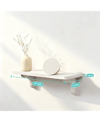Yigii Floating Shelves, Heavy Duty, Easy Install, Versatile for Any Room