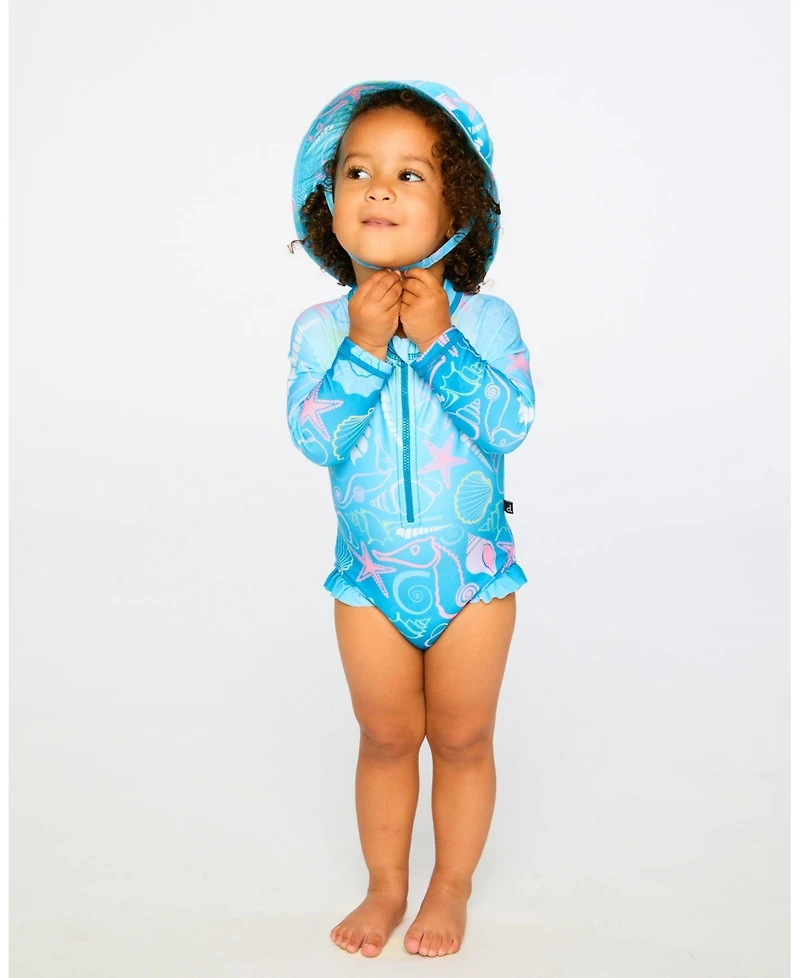 Deux par Toddler Beach Hat Shell Print