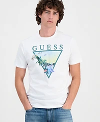 Guess Men's Sunset Triangle Graphic T-Shirt