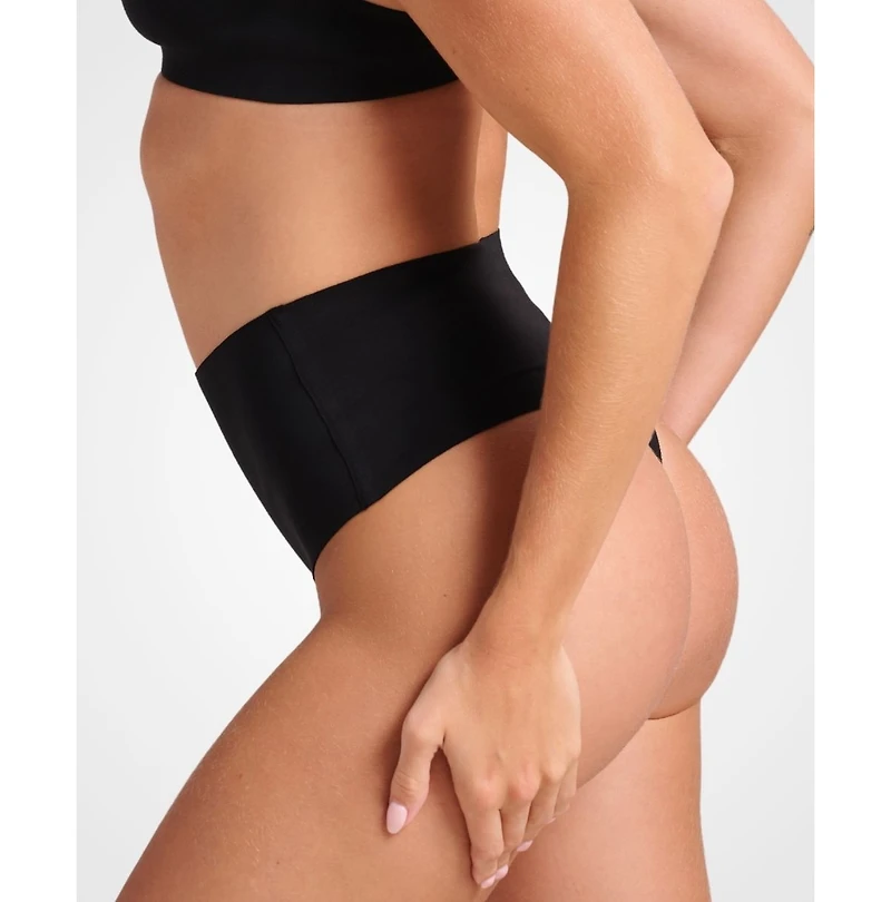 Siella Women's Organic Cotton No-Show Shaping Thong