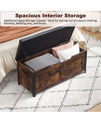 gaomon 39.4" Retro Wooden Storage Chest