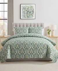 Vcny Home Mason Floral 3 Pc. Quilt Sets