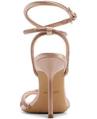 Aldo Women's Manaelden Rhinestone Detail Almond Toe Dress Sandals
