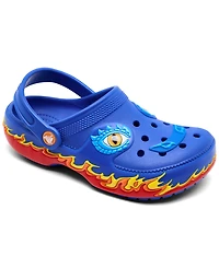 Crocs Toddler Kids Light-Up Dragon Classic Clogs from Finish Line
