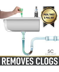 20-Inch Plumbing Snake Drain Clog Remover - 5 Pack