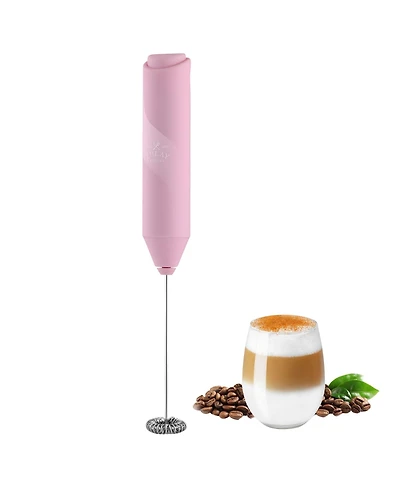 Powerful Handheld Mini FrothMate Milk Frother Stainless Steel