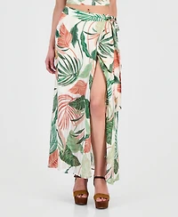 Guess Women's New Romana Printed Maxi Skirt