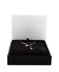 Pre-Owned HERMES Ex-Libris Pendant Necklace