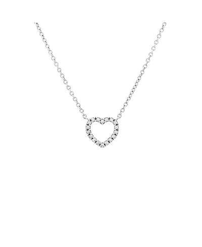 Pre-Owned Tiffany & Co Metro Open Heart Pendant Necklace