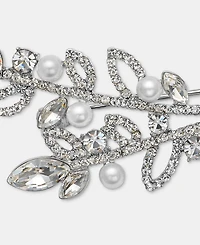 Givenchy Crystal & Imitation Pearl Vine Pin