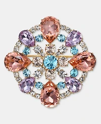 Givenchy Crystal Cluster Flower Pin