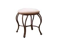 Kings Brand Furniture Vanity Stool with Finish and Charming Traditional Look