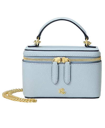 Lauren Ralph Hallee Small Leather Crossbody Bag