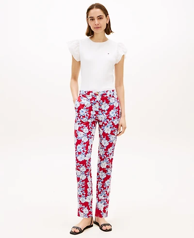 Tommy Hilfiger Women's Twill-Slim Chino Pants