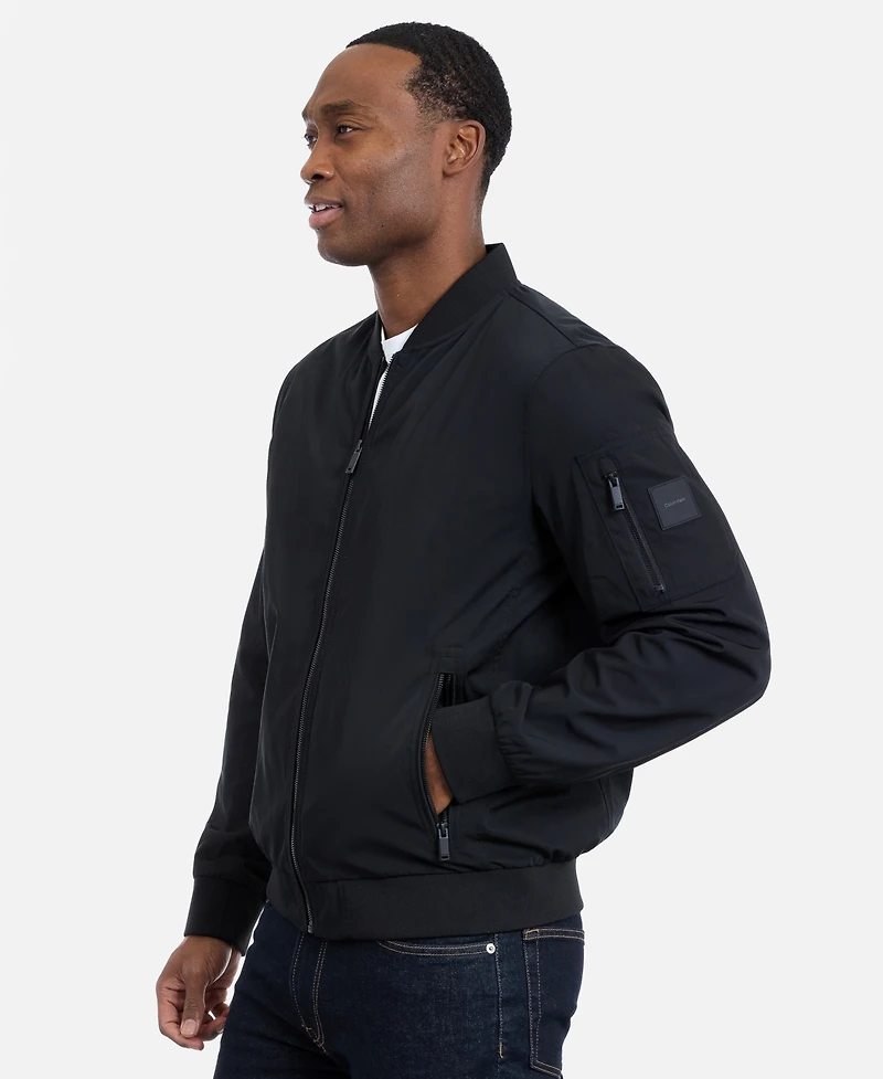 Calvin Klein Men's Memory Flight Bomber Jacket