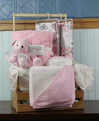 3 Stories Trading Baby Boys' & Baby Girls' Necessities Baby Shower Wardrobe Gift Crate, 16-Piece Set