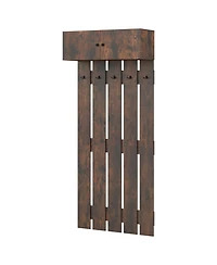 Sugift Entryway Wall Coat Rack Wall Mounted Coat Clothes Rack