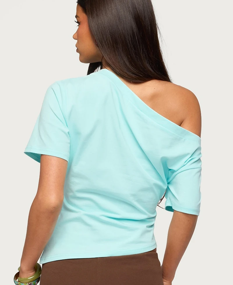 Edikted Women's Mariee Asymmetric One Shoulder Top