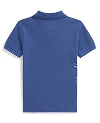 Polo Ralph Lauren Boys 2-7 Embroidered Cotton Mesh Shirt