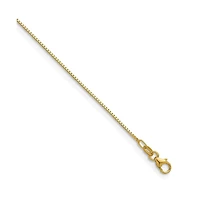 Curata Jewelry Solid Classic Box Chain Necklace